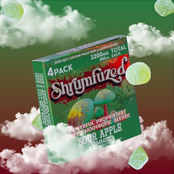 Sour Apple Gummies - 4 pack 3